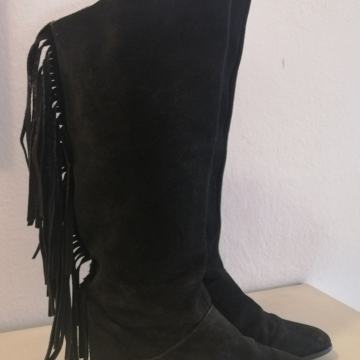 Kožne čizme s resicama - pravi vintage