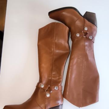 Kožne kaubojske Creator čizme, vel. 36