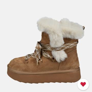 Kožne krznene čizme Bagatt