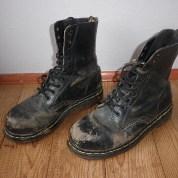 MARTE DR. MARTENS - ŽENSKE KOŽNE CIPELE / ČIZME 39