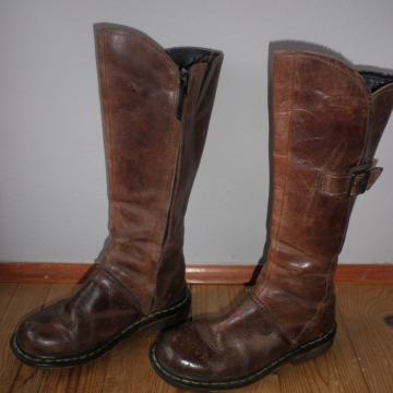 MARTE DR MARTENS - ŽENSKE TOPLE KOŽNE ČIZME 37