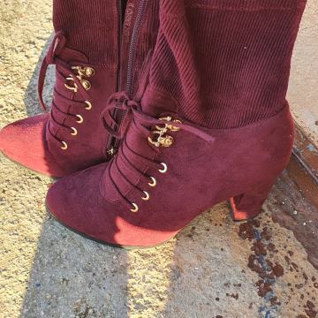 Mass gležnjače bordo 39