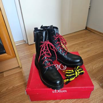 s.Oliver nove kožne čizme br 38