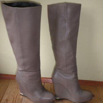 PATRIZIA PEPE - ŽENSKE VISOKE KOŽNE ČIZME 38