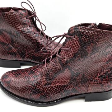 Superudobne čizmice Made in Portugal by SOFTWAVES Lila snake EUR 37 ZD