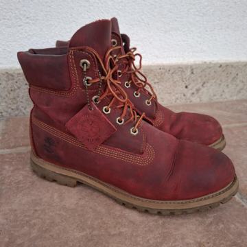 Timberland tamno crvene čizme