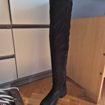 Visoke ženske crne čizme