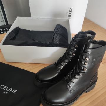 Ženska obuća, čizme, gležnjače Celine, koža, na skladištu