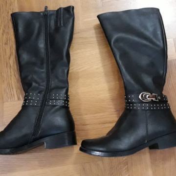 Ženske čizme, br. 37, crne