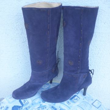 ŽENSKE ELEGANTNE KOŽNE ČIZME 39