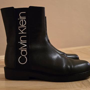 Ženske kožne gležnjače Calvin Klein