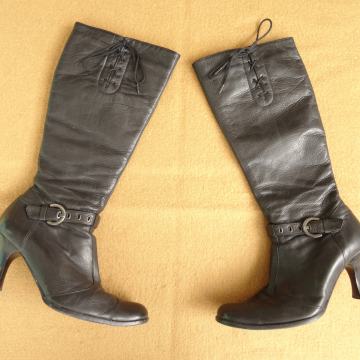 Ženske kožne, visoke čizme Mr. Joseph br. 37