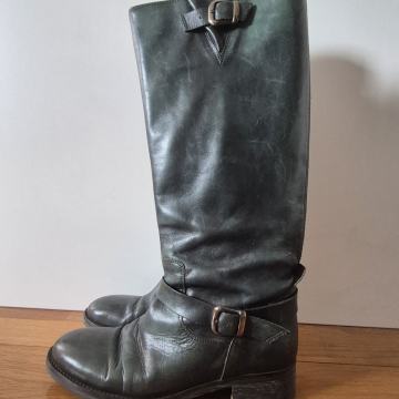 BATA Ženske visoke kožne čizme veličine 38