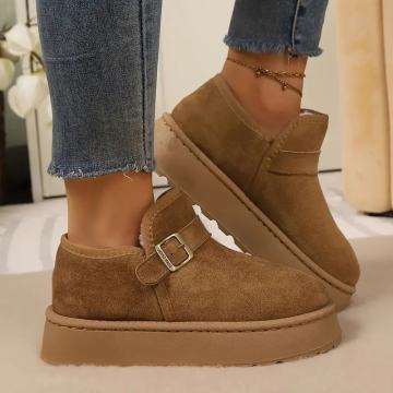 Ženske zimske termalne gležnjače s debelim potplatom