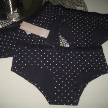 PLAVE GAĆICE NA TOČKICE VEL. L - NOVO