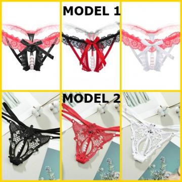 SEXY GAĆICE TANGE BISERI PERLE STIMULIRAJUĆE OTVORI EROTSKO RUBLJE