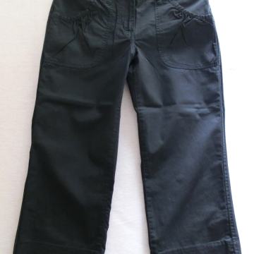 34 36 H&M 7/8 ženske crne hlače capri skraćene