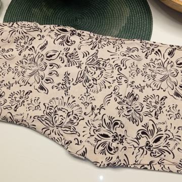 BEŽ ŠIROKE HLAČE NA GUMU VEL. UNI - NOVO