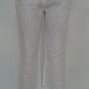 Bijela hlače lan 34