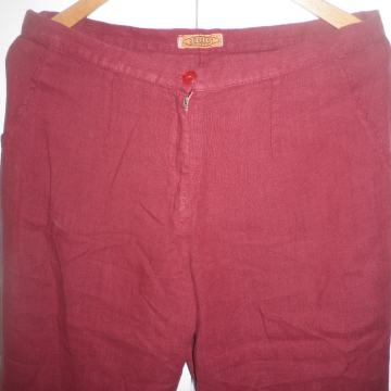 AMADEUS - ŽENSKE ŠIROKE LANENE HLAČE 42 L