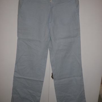 AMADEUS - ŽENSKE ŠIROKE LANENE HLAČE 42 L