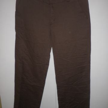 AMADEUS - ŽENSKE ŠIROKE LANENE HLAČE 44 L