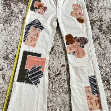 BERSHKA Bijele Zenske Traperice xx