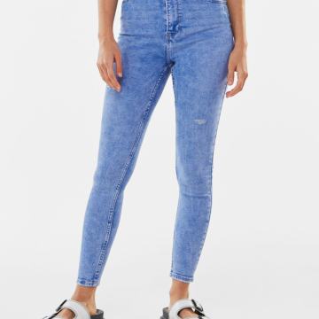 Bershka traperice visoki struk vl. 38