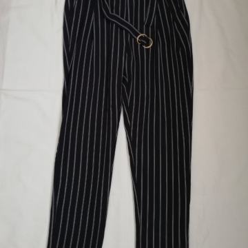 Hlače visoki struk, prugice vl. 38  / TOTALNA ČISTKA