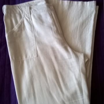 BEŽ LANENE HLAČE "MANA" - VEL.44