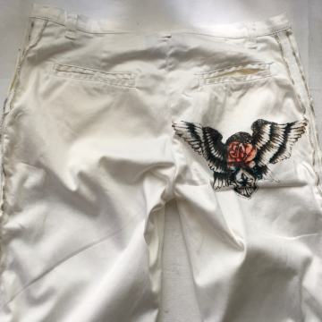 Bijele lagane hlače tal. dizajn. brenda Cultura vel. 38