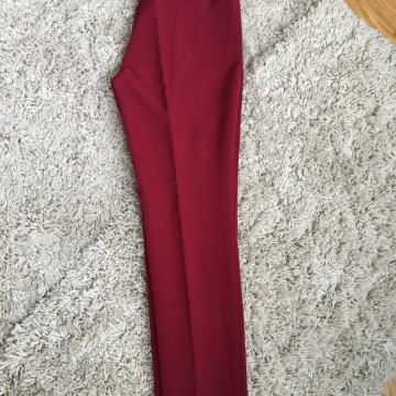 BURGUNDIJA HLAČE NA CRTU, vel.38