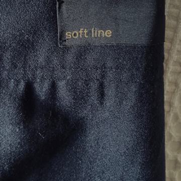 Tamno plave  XL-XXL vel 44/ 46 lagani štof ugodne hlaće NOVO