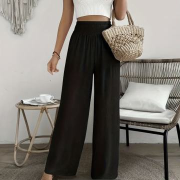 CRNE HLAČE NA GUMU VEL M/L - NOVO