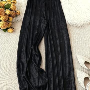 CRNE SVEČANE HLAČE VEL. UNI - NOVO S ETIKETOM