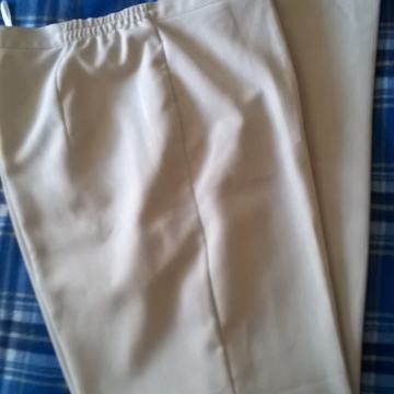 ELEGANTNE KREM HLAČE - VEL.XL
