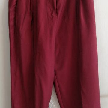 H&M bordo hlače visokog struka