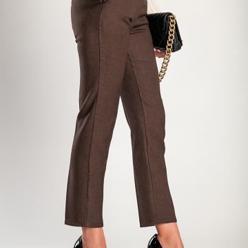 SMEĐE PAMUČNE HLAČE  VEL.38/40 - NOVO