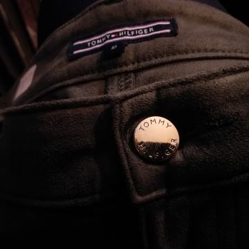 HLAČE TOMMY HILFIGER VENICE LW SKINNY FIT 10 SIVE