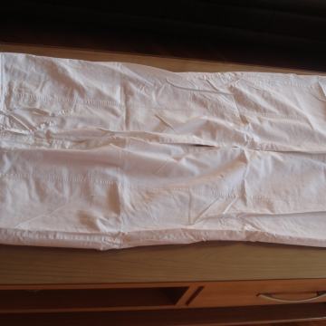 Hlače vel.L bijele i smeđe