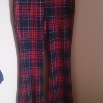 C&A NOVE HLAČE XS S 34 36 KARIRANE TRAPEZ TARTAN PIDŽAMA TRENIRKA