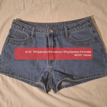 Kratki ženske traperice hlače