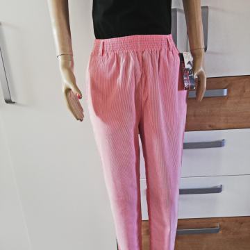 Nove lagane hlače na tanke bijelo crvene crtice original KORET br. S