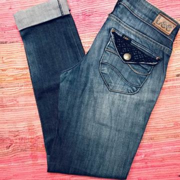 Lee jeans plave traperice