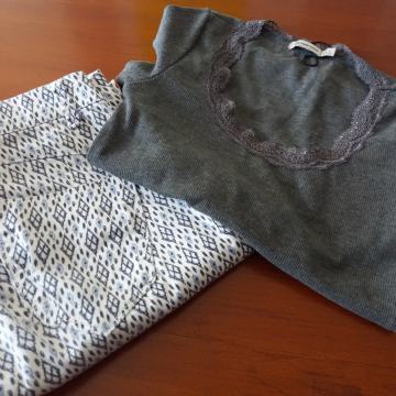 LOT HLAČE I MAJICA STRADIVARIUS