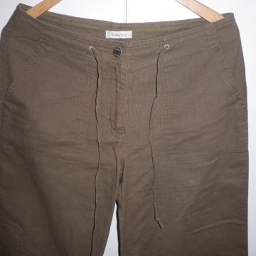 MARCO PECCI - ŽENSKE LAGANE PAMUČNE / LANENE HLAČE 38 M