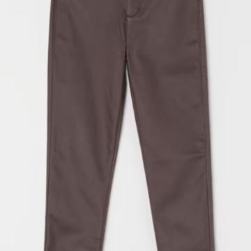 SINSAY KOŽNE TAMNO SMEĐE HLAČE VEL.XL - NOVO