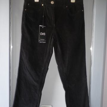 OVS - ŽENSKE TOPLE SAMTANE HLAČE 34 / 36 S