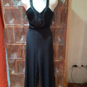 PAGE ONE CRNE SIROKE HLACE NA GUMU 170/176