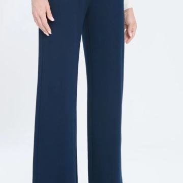 PLAVE ŠIROKE HLAČE VEL L - NOVO